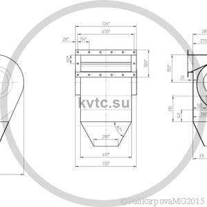 Чертеж золоуловителя ЗУ 0,8