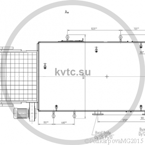 Котел КВм-2,0. Чертеж вид 1