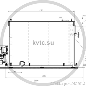 Котел КВм-3,5. Чертеж