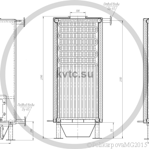 Котел КВр-0,2. Чертеж