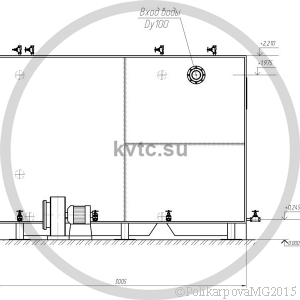 Котел КВр-1,0. Чертеж