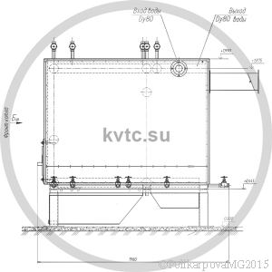 Чертеж котла 500 КВт без дымососа