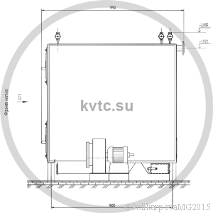 Чертеж котла 300 КВт на дровах