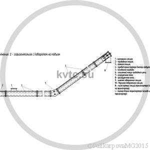 Чертеж углеподачи УСУ. Исполнение 2