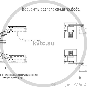 Чертеж углеподачи УСУ. Расположение привода