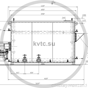 Чертеж газового котла 2,5 МВт