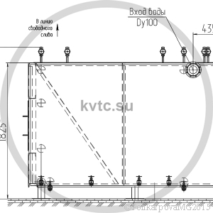 Чертеж газового котла 800 КВт