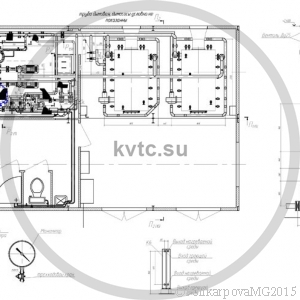 Чертеж модульной котельной 400 КВт вид сбоку