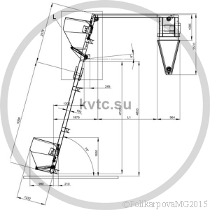 Чертеж скипового подъемника