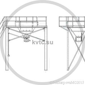 Чертеж бункера шлака